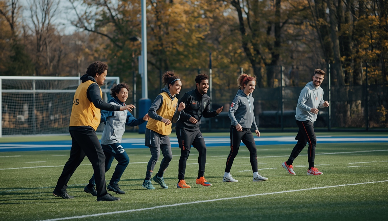 Charxrelchox team moving together during an active break